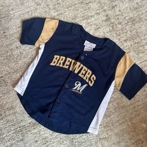 3T Milwaukee Brewers Baseball Jersey